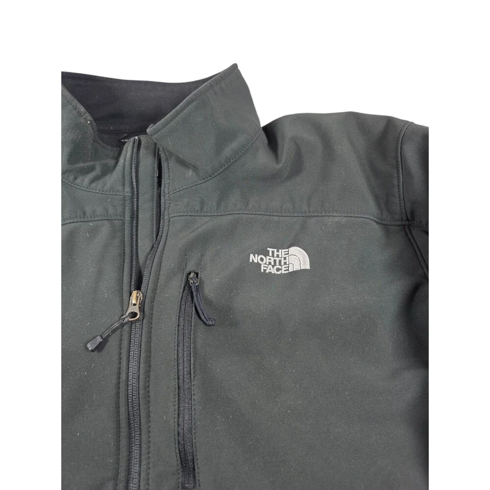 The‎ North Face Men's XXL TNF Apex Softshell Full Zip Jacket Black